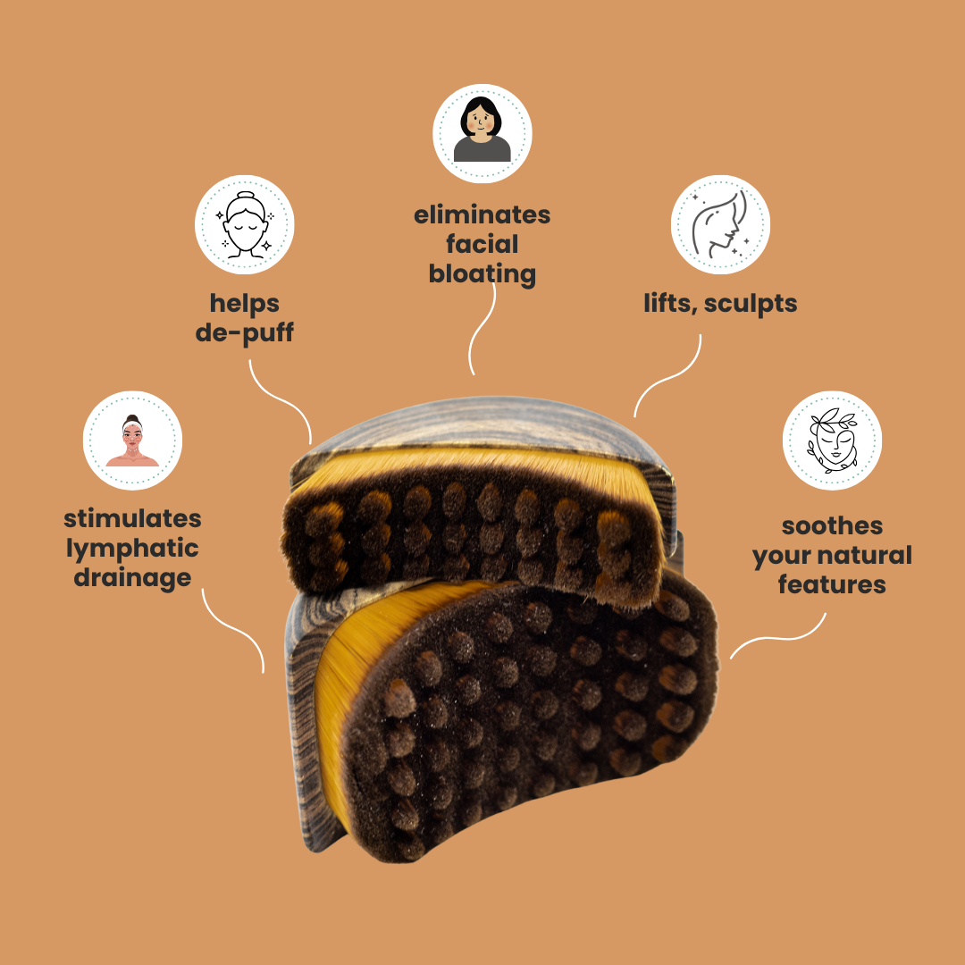 Facial massage at home - Lymphatic Brush