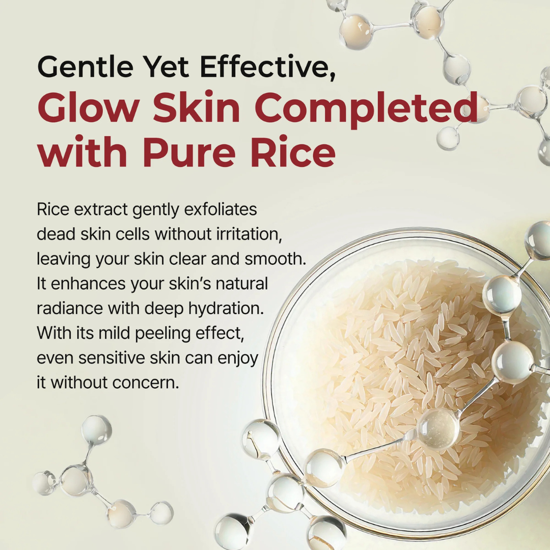 5 minute exfoliating - Glow Rice Duo ™