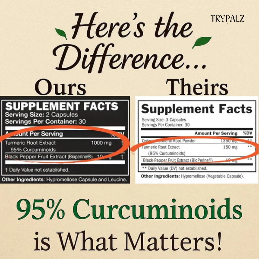 Turmeric curcumin 95% - 1000mg