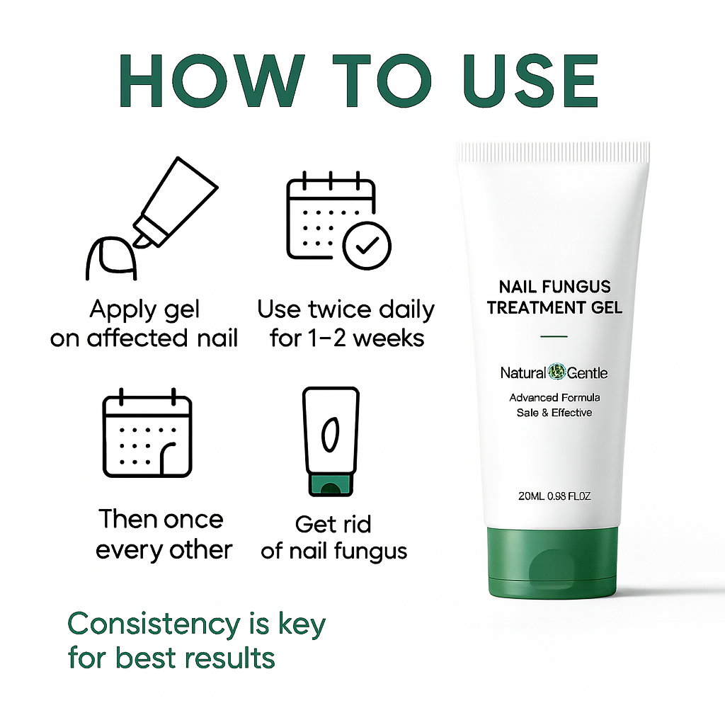 Nail fungus treatment gel