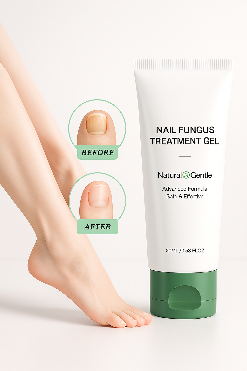 Nail fungus treatment gel