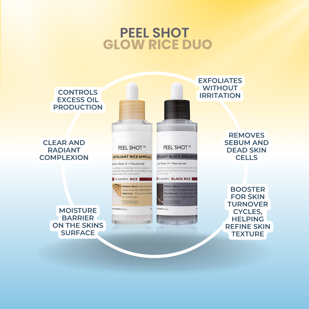 5 minute exfoliating - Glow Rice Duo ™