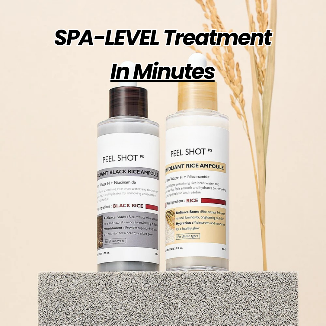 5 minute exfoliating - Glow Rice Duo ™
