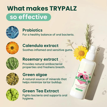 Your Pet Can't Tell You Their Mouth Hurts — Trypalz™ Advanced Dental Spray Acts Before It's Too Late