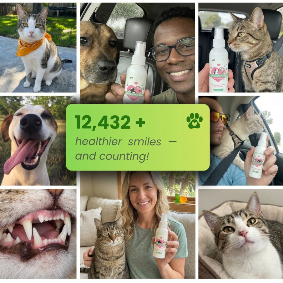 Your Cats Can't Tell You They Suffer. 10 Seconds a Day Changes That. - Trypalz Advanced Dental Spray Acts Before It's Too Late