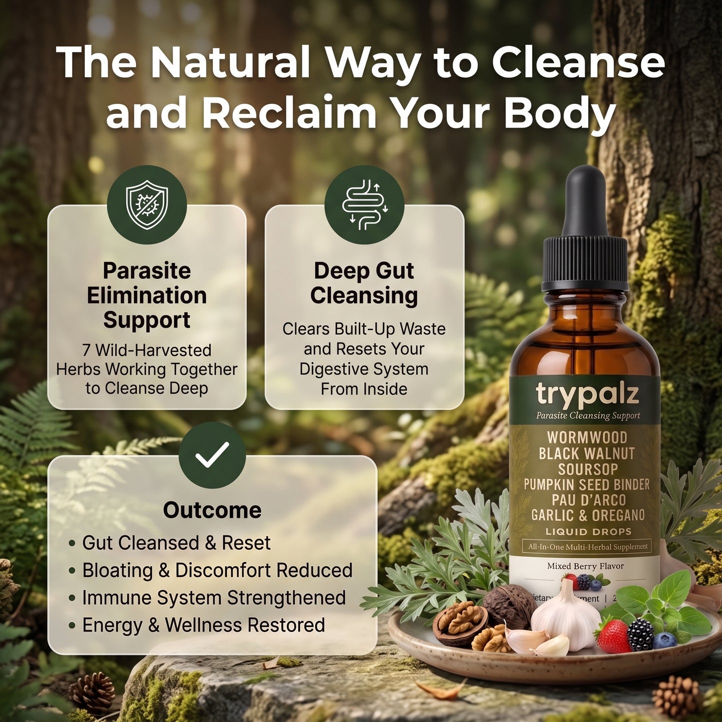 Trypalz Wild-Harvested Wormwood Drops