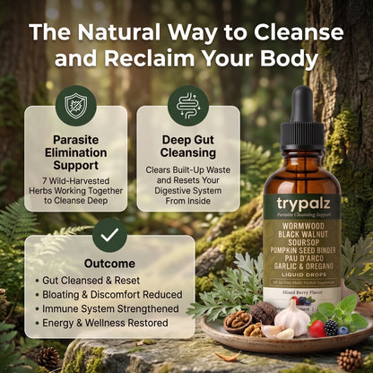 Trypalz Wild-Harvested Wormwood Drops