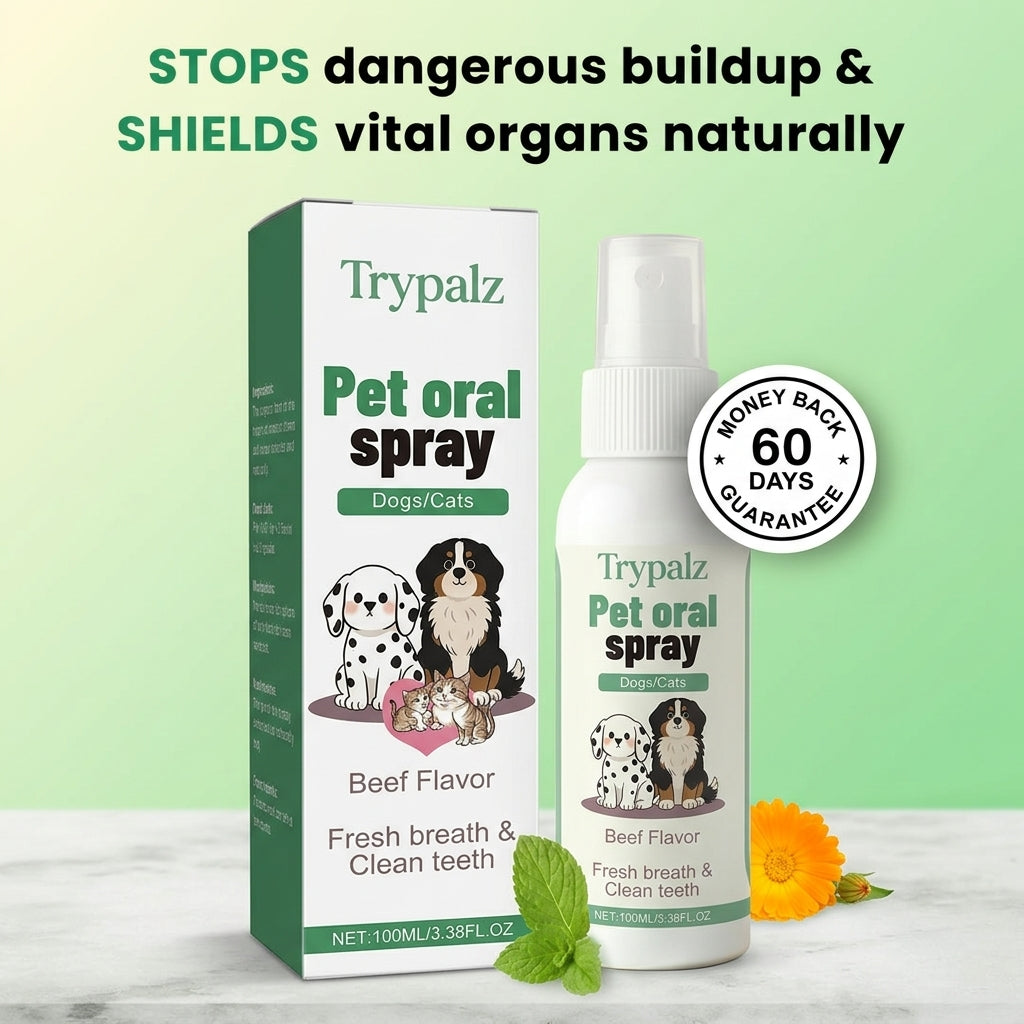 Your Cats Can't Tell You They Suffer. 10 Seconds a Day Changes That. - Trypalz Advanced Dental Spray Acts Before It's Too Late
