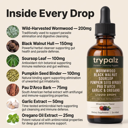Trypalz Wild-Harvested Wormwood Drops