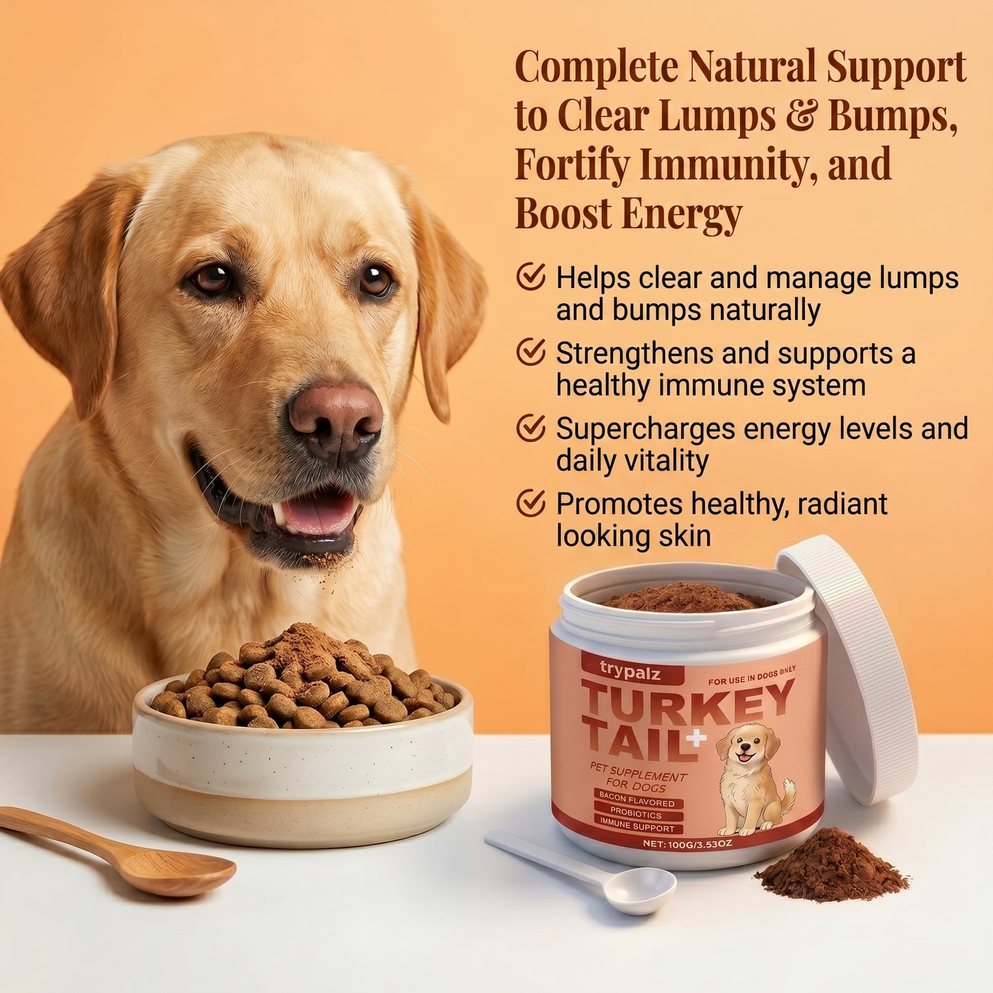 Turkey Tail Probiotic Blend - Shrink Those Lumps Naturally