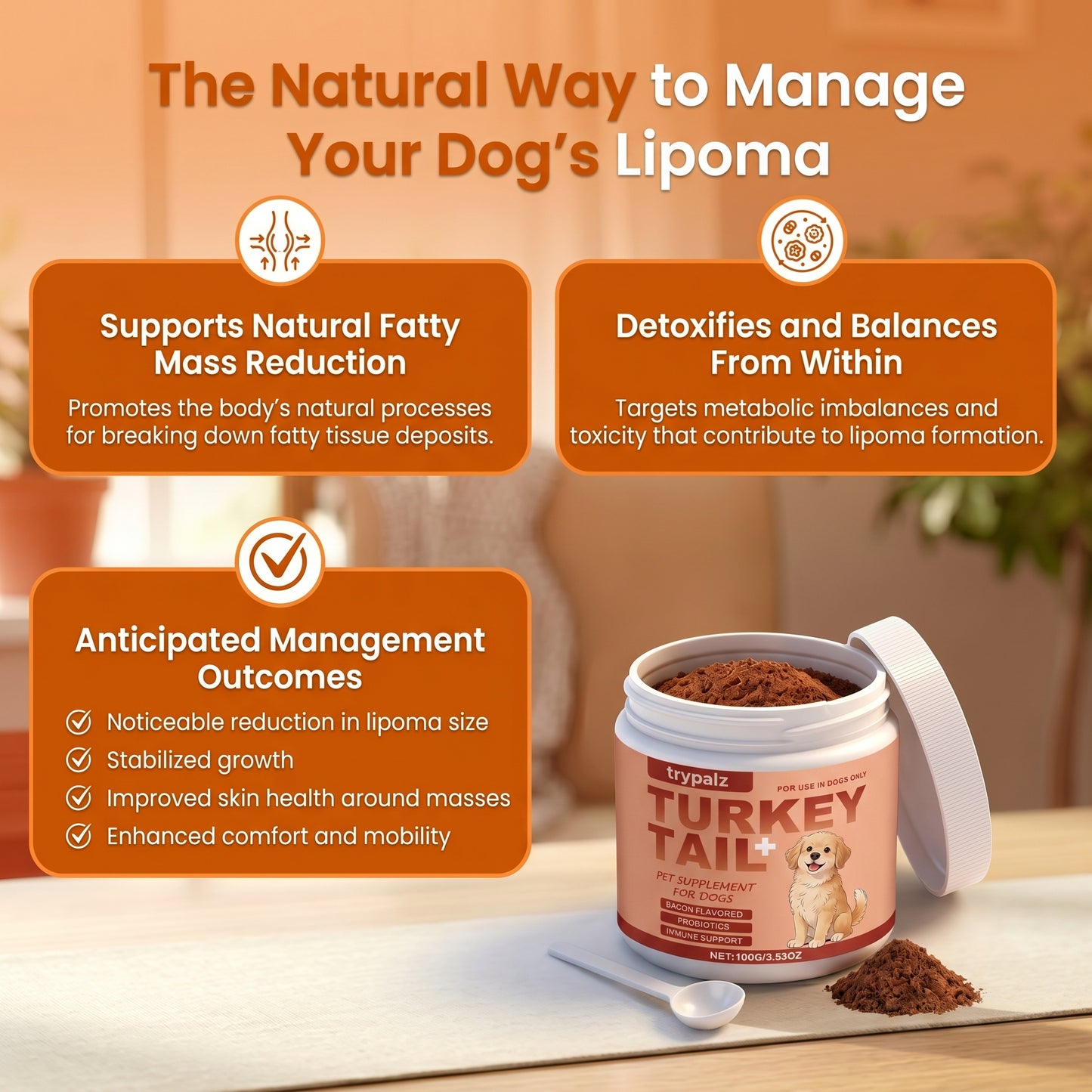 Turkey Tail Probiotic Blend - Shrink Those Lumps Naturally