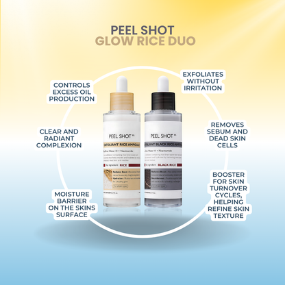 5 minute exfoliating - Glow Rice Duo ™